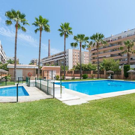 Charming Apartment On The Beach - Pool And Parking Malaga Ngoại thất bức ảnh